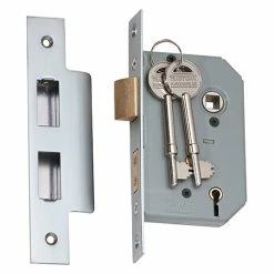 Entrance Sets TRADCO 5 LEVER MORTICE LOCK 13 Entrance Sets TRADCO 5 LEVER MORTICE LOCK