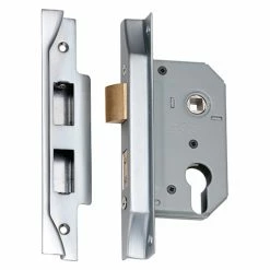 TRADCO REBATED EURO MORTICE LOCK (47.5MM PITCH) Entrance Sets