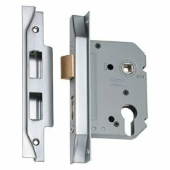 TRADCO REBATED EURO MORTICE LOCK (47.5MM PITCH) Entrance Sets