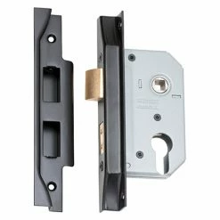 TRADCO REBATED EURO MORTICE LOCK (47.5MM PITCH) Entrance Sets