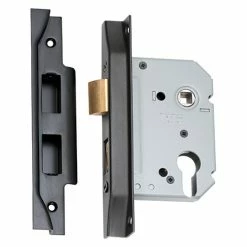 TRADCO REBATED EURO MORTICE LOCK (47.5MM PITCH) Entrance Sets