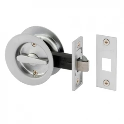 GAINSBOROUGH CIRCULAR SLIDING CAVITY DOOR PRIVACY SET Cavity Door Hardware 9 GAINSBOROUGH CIRCULAR SLIDING CAVITY DOOR PRIVACY SET Cavity Door Hardware