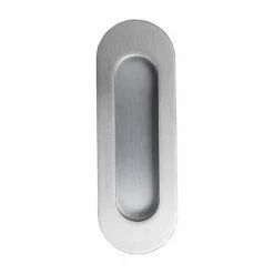 Handles & Hardware ZANDA OVAL FLUSH PULL - CONCEALED FIXING