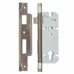IVER MORTICE LOCK EURO REBATED 85MM