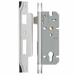 IVER MORTICE LOCK EURO REBATED 85MM