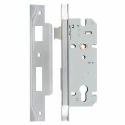 IVER MORTICE LOCK EURO REBATED 85MM
