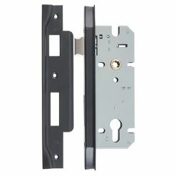 IVER MORTICE LOCK EURO REBATED 85MM