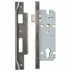 IVER MORTICE LOCK EURO REBATED 85MM