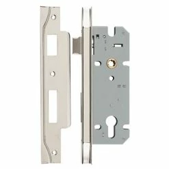 IVER MORTICE LOCK EURO REBATED 85MM