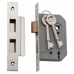 Entrance Sets TRADCO 5 LEVER MORTICE LOCK 16 Entrance Sets TRADCO 5 LEVER MORTICE LOCK