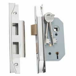 TRADCO REBATED 5 LEVER MORTICE LOCK Entrance Sets