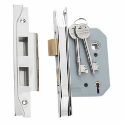 TRADCO REBATED 5 LEVER MORTICE LOCK Entrance Sets