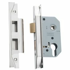 TRADCO REBATED EURO MORTICE LOCK (47.5MM PITCH) Entrance Sets