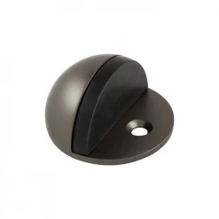 The Lock Shop GAINSBOROUGH HALF MOON FLOOR MOUNT DOOR STOP