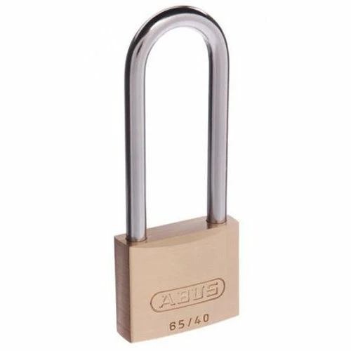 ABUS PADLOCK 65/40 WITH 63MM EXTENDED SHACKLE 1 ABUS PADLOCK 65/40 WITH 63MM EXTENDED SHACKLE
