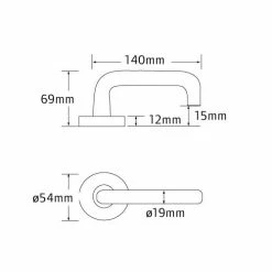 Handles & Hardware SCHLAGE 7000 SERIES LEVERSET - ALPHA
