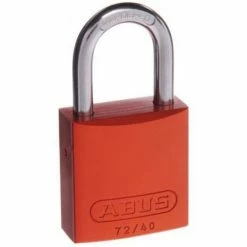 ABUS ALUMINIUM PADLOCK 72/40 (VARIOUS COLOURS)