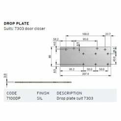 DORMAKABA DROP PLATE TO SUIT 7303