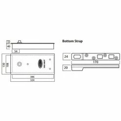 LOCKWOOD 8800 SERIES FLOOR SPRING Door Closers