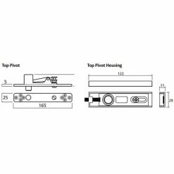 LOCKWOOD 8800 SERIES FLOOR SPRING Door Closers