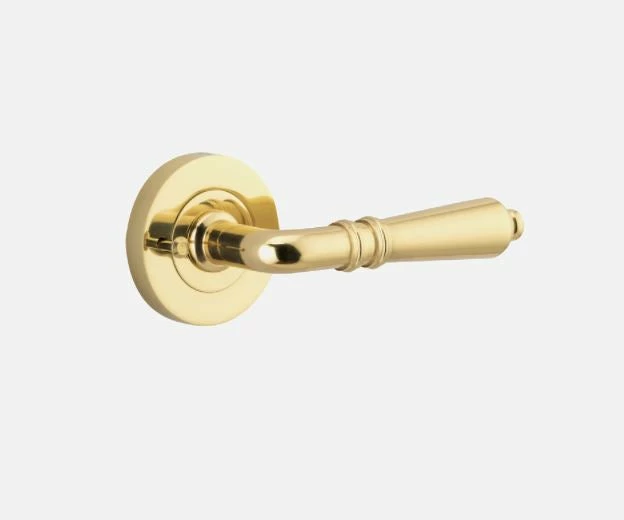 IVER DOOR LEVER SARLAT ROUND ROSE PAIR Door Handles & Levers 11 IVER DOOR LEVER SARLAT ROUND ROSE PAIR Door Handles & Levers