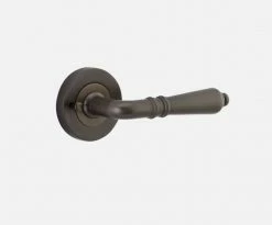 IVER DOOR LEVER SARLAT ROUND ROSE PAIR Door Handles & Levers 31 IVER DOOR LEVER SARLAT ROUND ROSE PAIR Door Handles & Levers