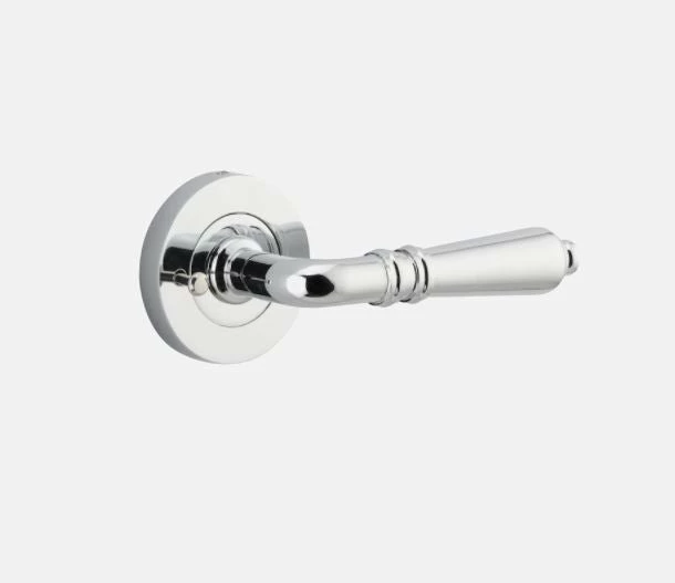 IVER DOOR LEVER SARLAT ROUND ROSE PAIR Door Handles & Levers 15 IVER DOOR LEVER SARLAT ROUND ROSE PAIR Door Handles & Levers