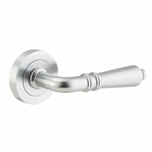 IVER DOOR LEVER SARLAT ROUND ROSE PAIR Door Handles & Levers 6 IVER DOOR LEVER SARLAT ROUND ROSE PAIR Door Handles & Levers