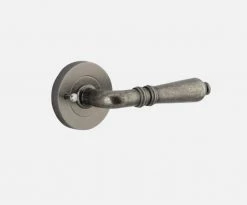 IVER DOOR LEVER SARLAT ROUND ROSE PAIR Door Handles & Levers 36 IVER DOOR LEVER SARLAT ROUND ROSE PAIR Door Handles & Levers