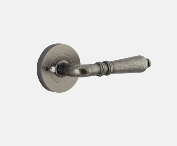 IVER DOOR LEVER SARLAT ROUND ROSE PAIR Door Handles & Levers 17 IVER DOOR LEVER SARLAT ROUND ROSE PAIR Door Handles & Levers