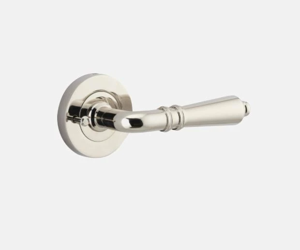 IVER DOOR LEVER SARLAT ROUND ROSE PAIR Door Handles & Levers 19 IVER DOOR LEVER SARLAT ROUND ROSE PAIR Door Handles & Levers