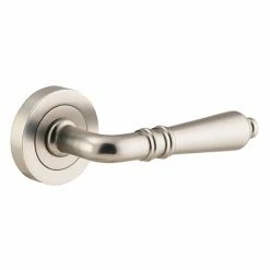 IVER DOOR LEVER SARLAT ROUND ROSE PAIR Door Handles & Levers 28 IVER DOOR LEVER SARLAT ROUND ROSE PAIR Door Handles & Levers