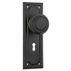 Door Handles & Levers TRADCO DOOR KNOB EDWARDIAN LATCH PAIR