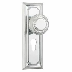 Door Handles & Levers TRADCO DOOR KNOB EDWARDIAN LATCH PAIR