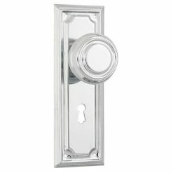 Door Handles & Levers TRADCO DOOR KNOB EDWARDIAN LATCH PAIR