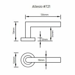 SCHLAGE 7000 SERIES LEVERSET - ALLESIO Handles & Hardware