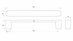 KETHY B205 CABINET PULL HANDLE