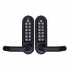 BORG DIGITAL LOCK 5051 MARINE GRADE PRO BLACK (BACK TO BACK) ECP Handles & Hardware
