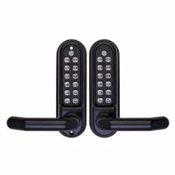 BORG DIGITAL LOCK 5051 MARINE GRADE PRO BLACK (BACK TO BACK) ECP Handles & Hardware