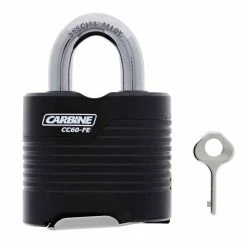 CARBINE WEATHER RESISTANT COMBINATION PADLOCK CC60