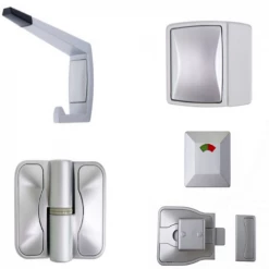 METLAM MODA RANGE TOILET PARTITION HARDWARE KIT