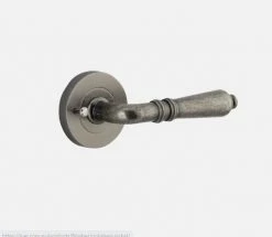 IVER DOOR LEVER SARLAT ROUND ROSE PAIR Door Handles & Levers 35 IVER DOOR LEVER SARLAT ROUND ROSE PAIR Door Handles & Levers