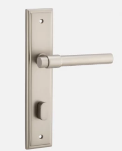 IVER DOOR LEVER HELSINKI STEPPED BACKPLATE Door Handles & Levers