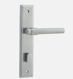 IVER DOOR LEVER HELSINKI STEPPED BACKPLATE Door Handles & Levers