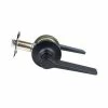 Handles & Hardware BRAVA URBAN PASSAGE LEVERSET MATT BLACK LEX903B