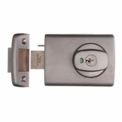 Locking Solutions LOCKWOOD 001-4 DEADLATCH SATIN CHROME PEARL (OPEN OUT DOOR)