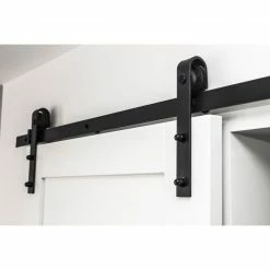 LOCKWOOD OUTLAND TRACK AND HARDWARE KIT 2M/3M BLACK Sliding Door