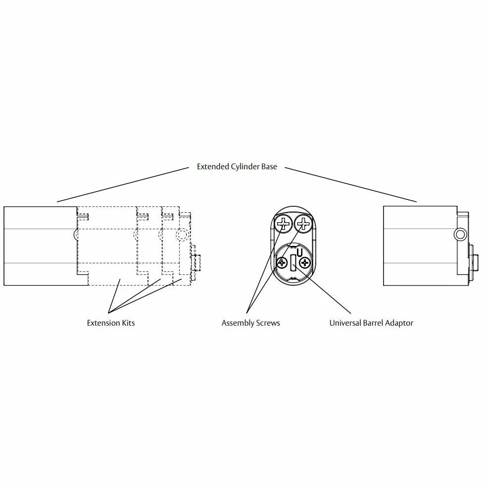 LOCKWOOD EXTENDED MODULAR 570 OVAL CYLINDER 3 LOCKWOOD EXTENDED MODULAR 570 OVAL CYLINDER