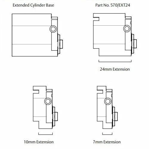 LOCKWOOD EXTENDED MODULAR 570 OVAL CYLINDER 4 LOCKWOOD EXTENDED MODULAR 570 OVAL CYLINDER