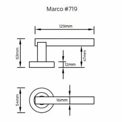SCHLAGE 7000 SERIES LEVERSET - MARCO